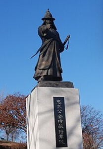 경상남도진주시-진주성공원-김시민장군동상