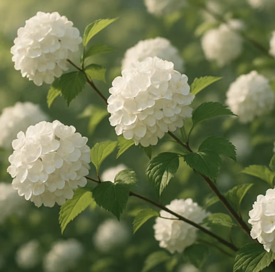 나비가 앉은 흰 접시&amp;#44; 백당나무 키우기 A to Z