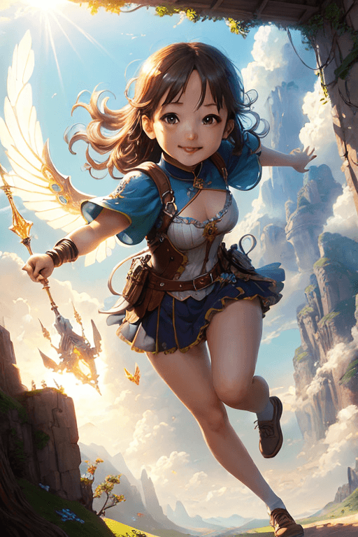 Playground AI로 생성한 그림(2) - 아기 탐험가