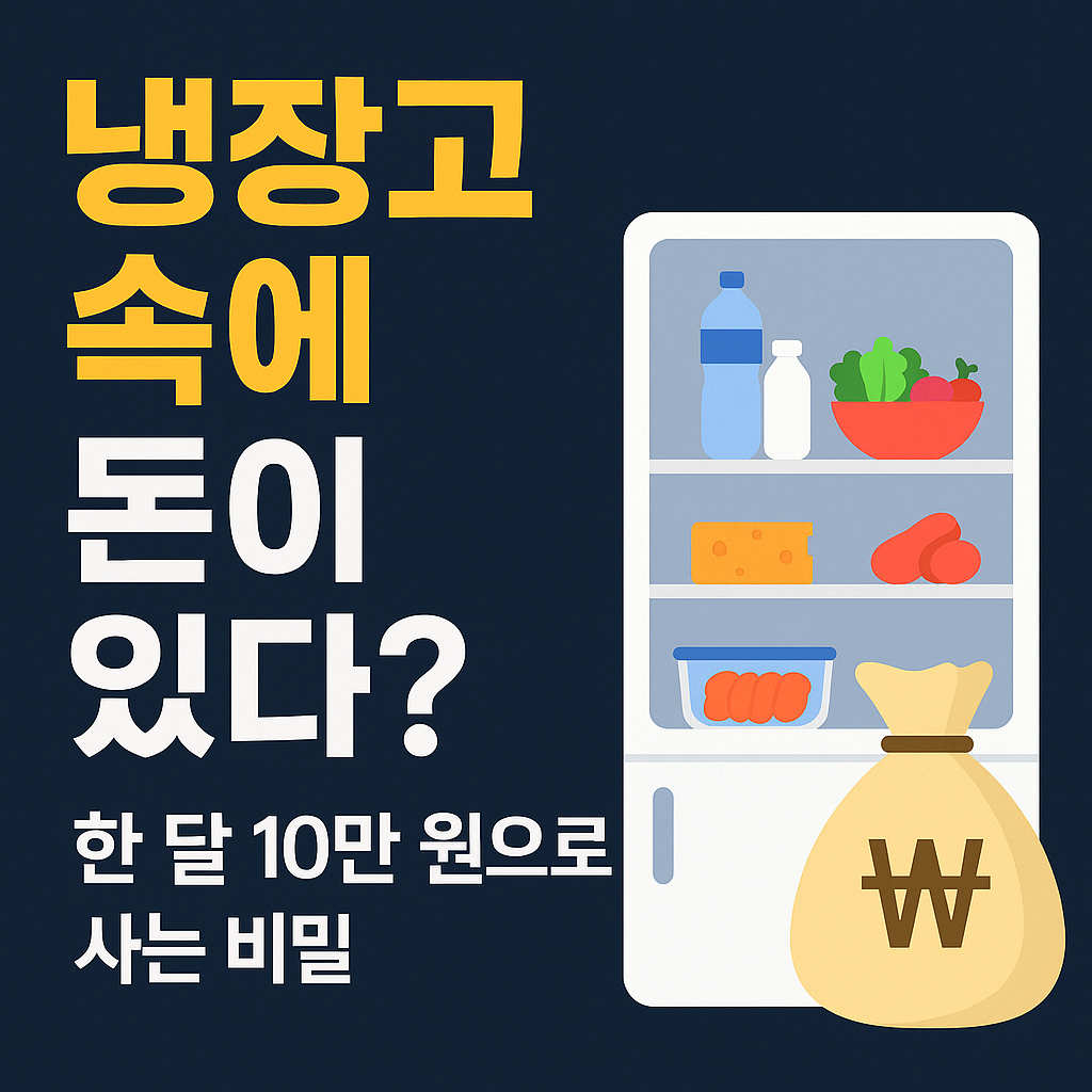냉장고 속엔 돈이 있다