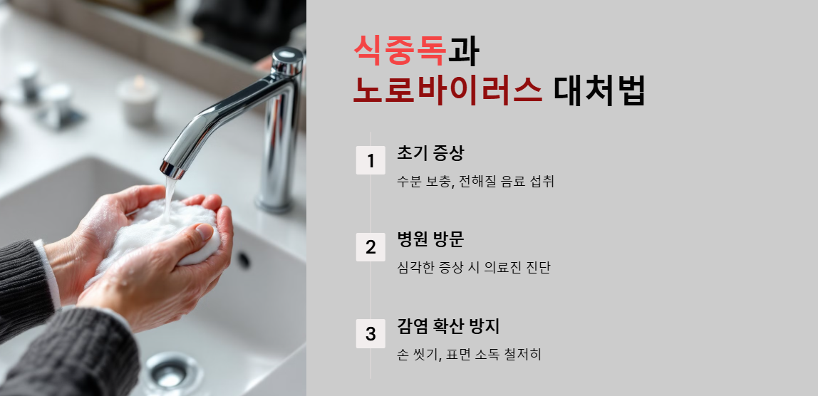 식중독과 노로바이러스 대처법