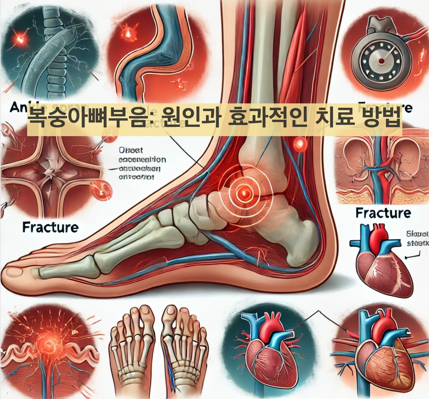 복숭아뼈부음: 원인과 효과적인 치료 방법