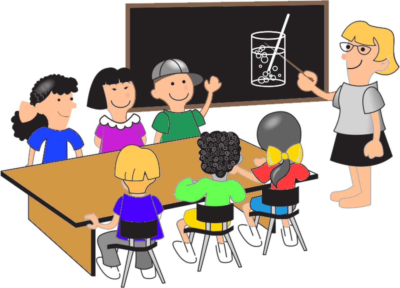 공부하는 학생들