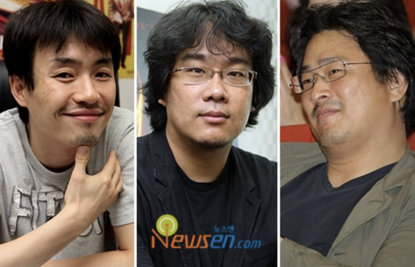 한국영화의 얼굴 봉준호,박찬욱,류승완