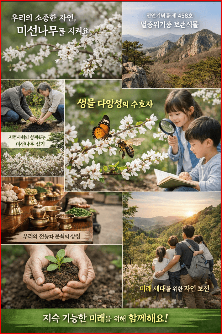 미선나무 보존이 중요한 이유