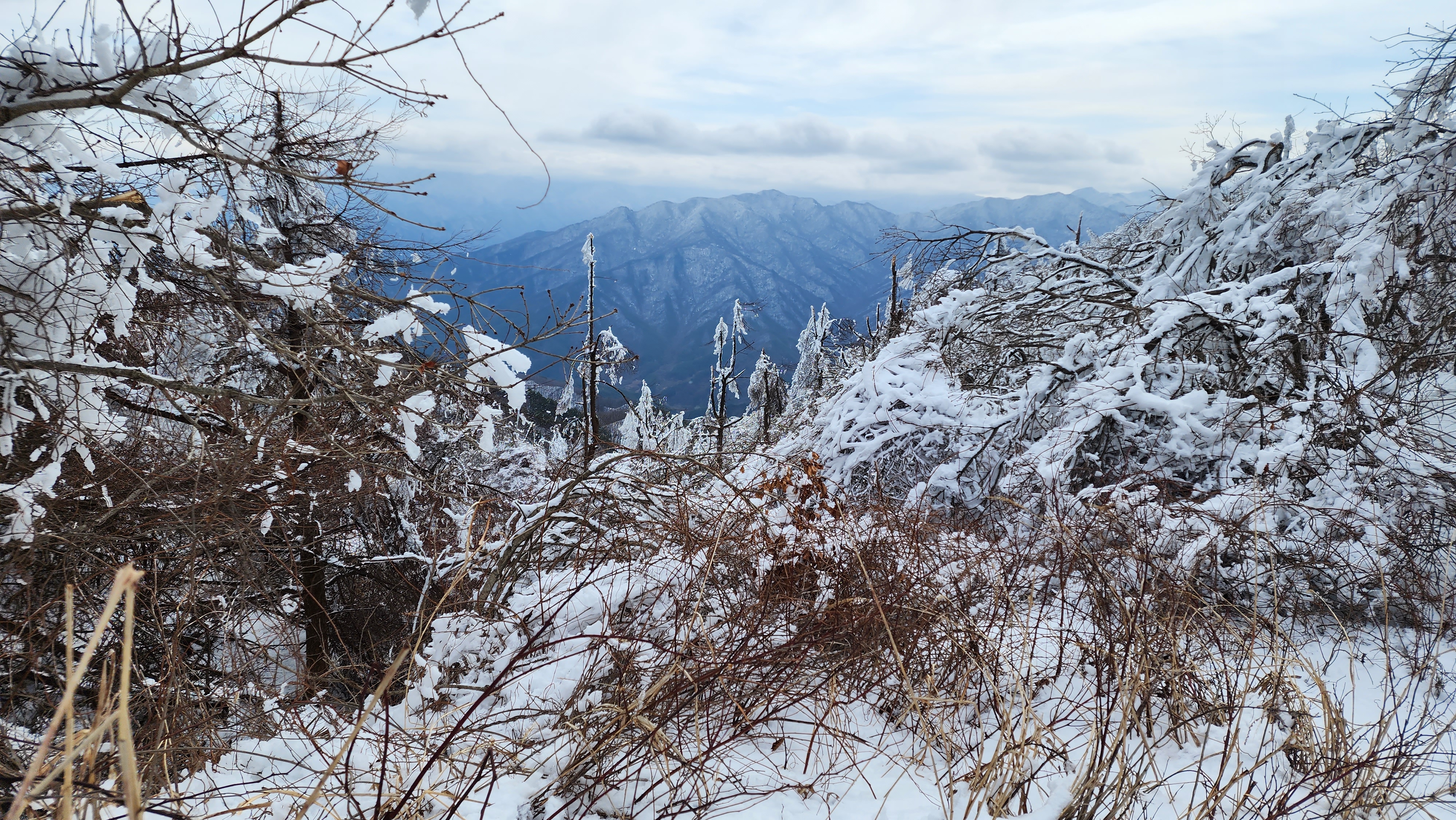 멋진 설경 바래봉
