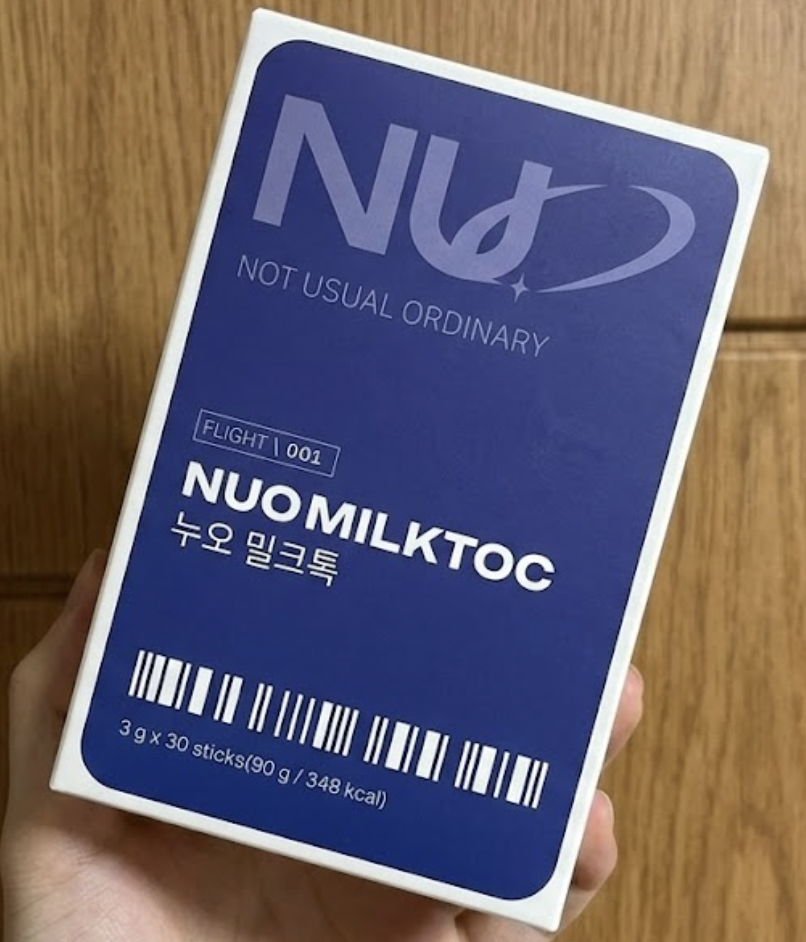 누오 밀크톡 성분 효과 안내표기