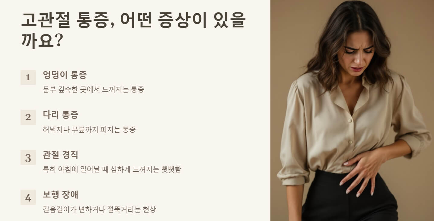 고관절 통증 원인 증상 스트레칭
