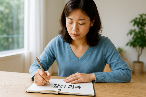 하루 5분, 감정을 마주하는 시간 &ndash; 감정 기록으로 마음을 돌보다