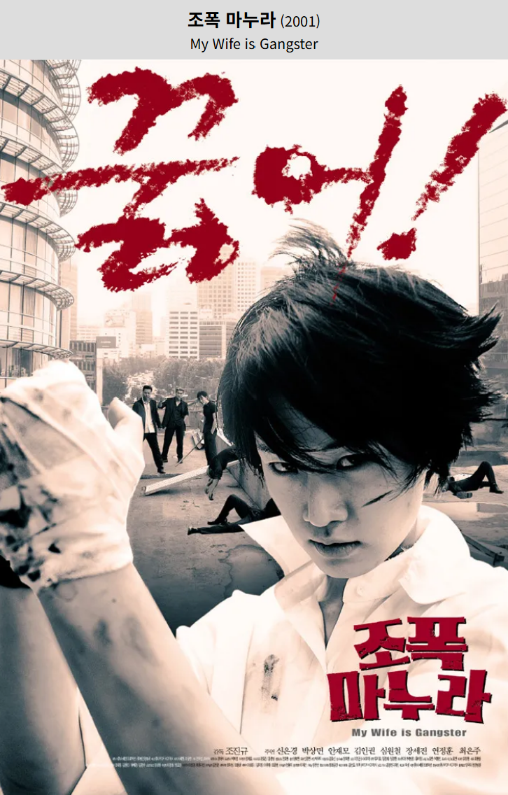 조폭 마누라(2001) 영화 포스터 사진