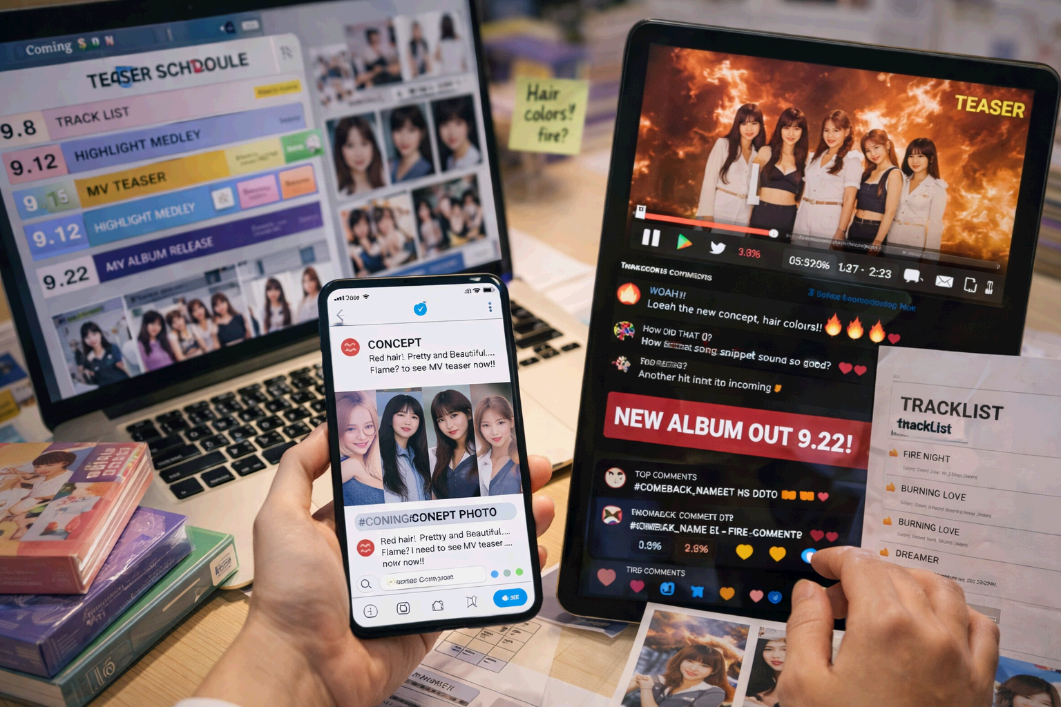 K-POP 티저 콘텐츠가 팬들의 기대감을 폭발적으로 키우는 구조