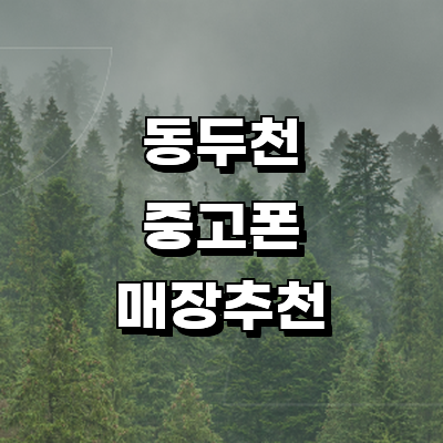 동두천시 중고폰