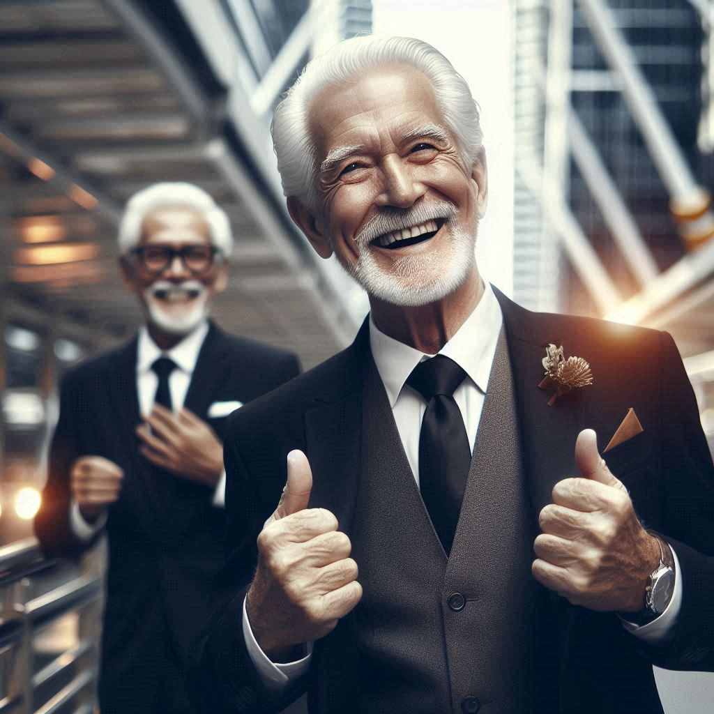 투자에성공한노신사 이미지