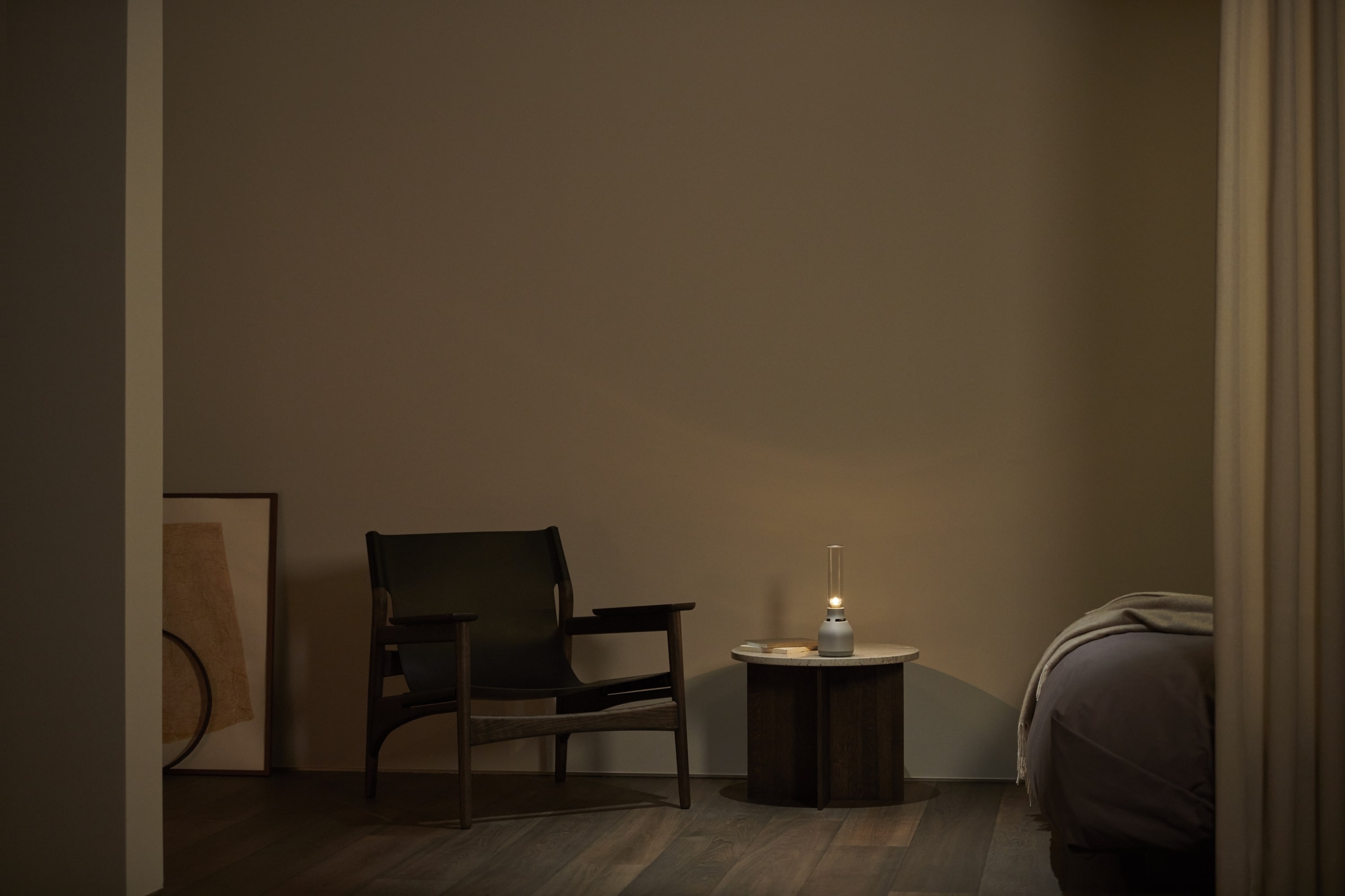 소니 크리스탈 사운드 스피커 LSPX-S3 조명 연출 모습