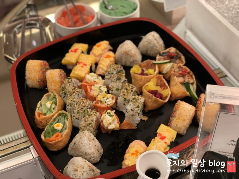 싱가폴 세인트레지스 조식뷔페 초밥종류