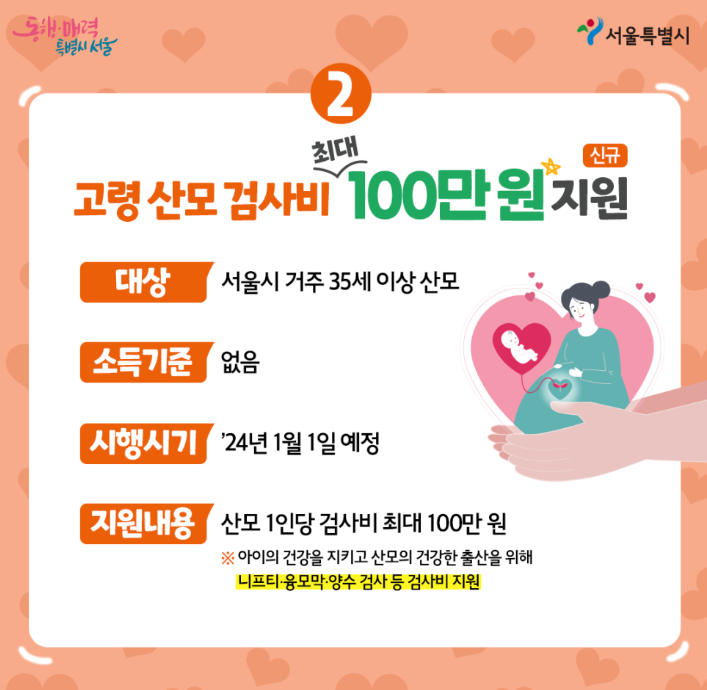 산후조리비용 지원