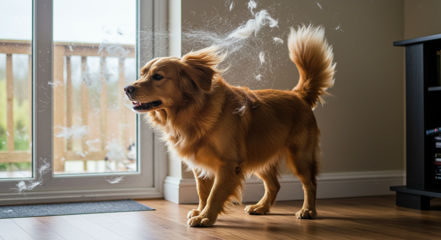 봄·가을 강아지 털갈이 시즌, 관리방법은? 관련 사진