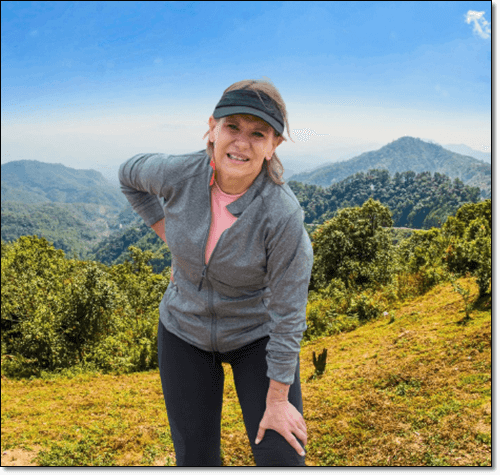 관절염이 있는 노인