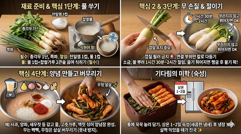 알타리김치 맛있게 담그는법