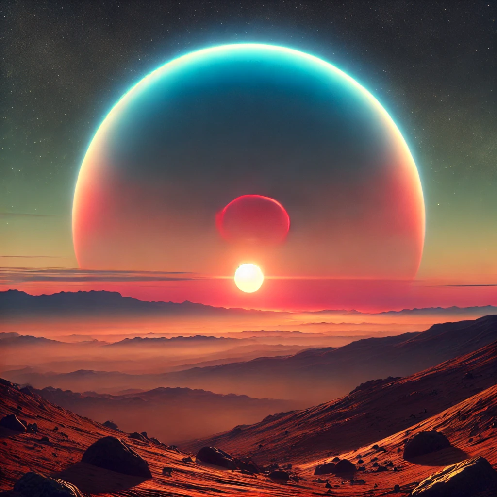 화성-일몰-이미지