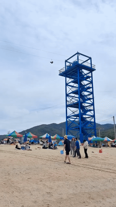 집라인 도전자