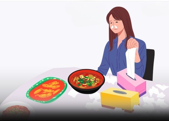 미각성 비염