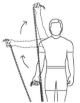 근육 늘리기 저항밴드 어깨운동 방법
