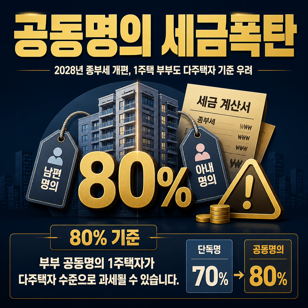 공동명의 세금폭탄