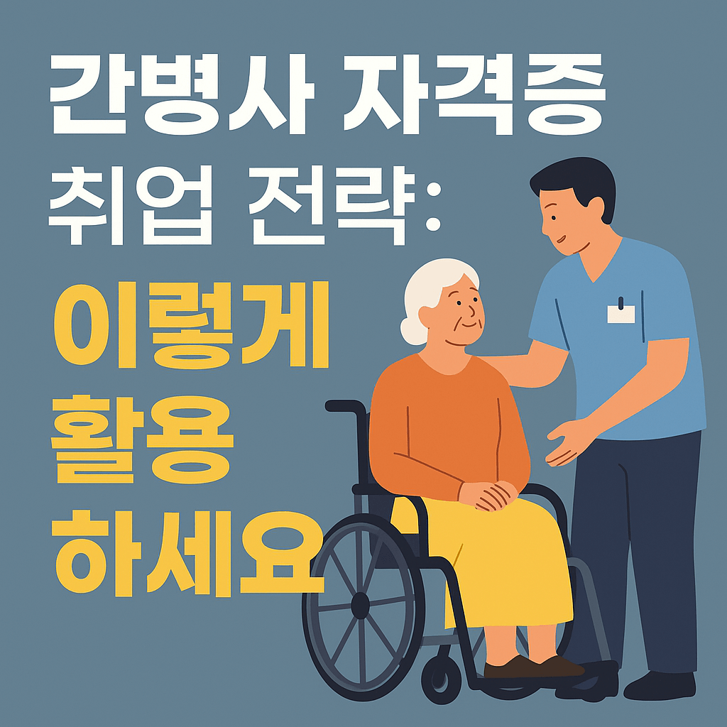 간병사 실전취업 전략