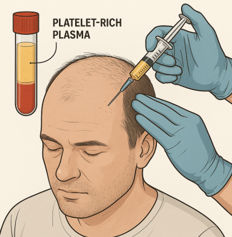 PRP 탈모 치료 효과
