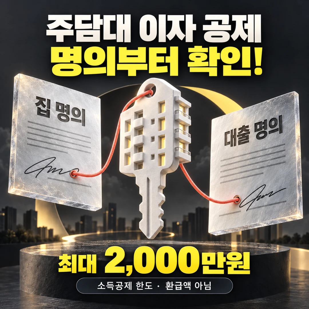 주담대-이자-공제