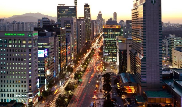 도심-건물-야경