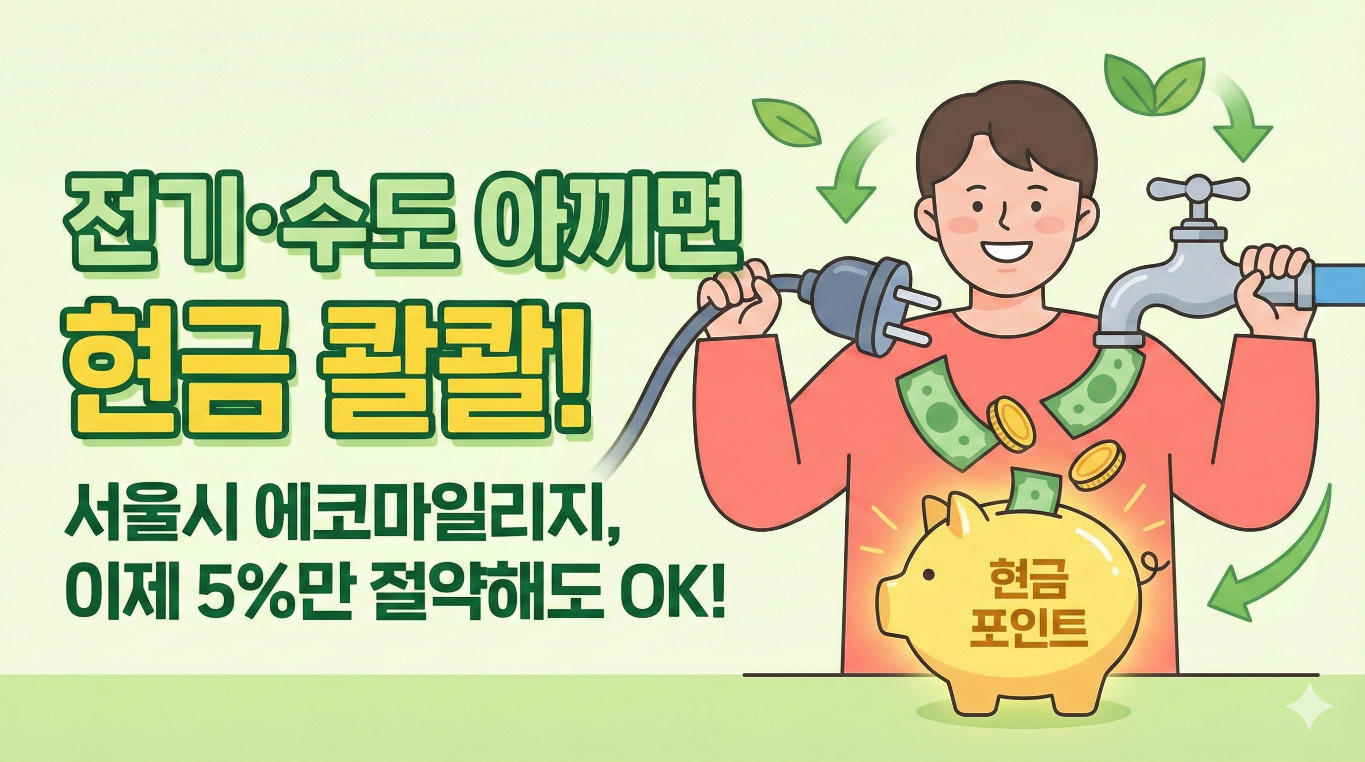 서울시 에코마일리지 5%만 절약하면 혜택