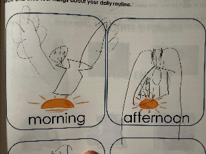 거울 보고 내 얼굴 그리기(자화상)