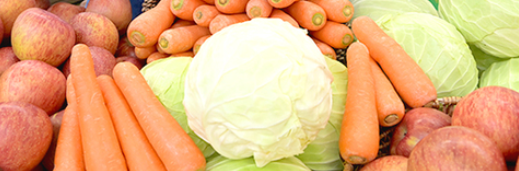 다이어트식단 아침식사로 제격 사과,당근,양배추