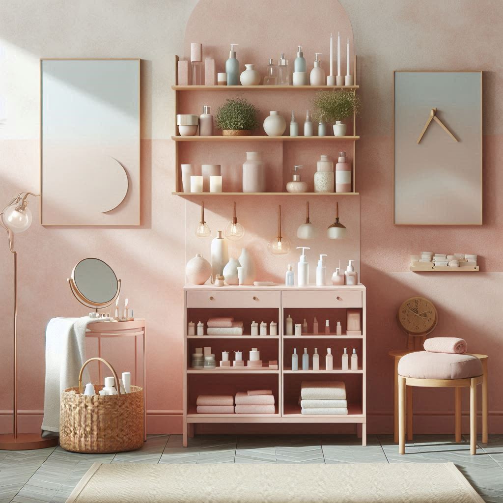 피부,체형관리 샵 배경