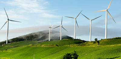 대관령 풍력발전 사진