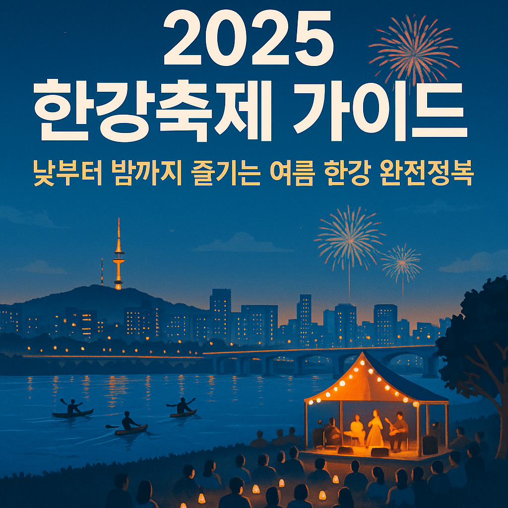 2025 한강축제 가이드|낮부터 밤까지 즐기는 여름 한강 완전정복