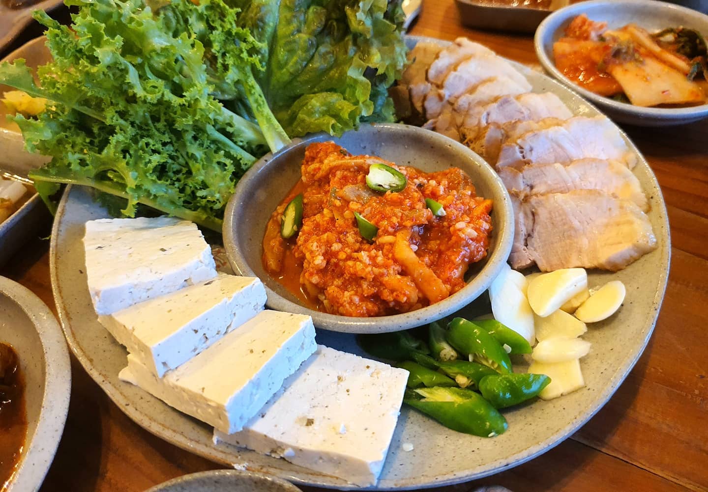 한국인의 밥상 경주 불국사 다시마 모두부 두부 삼합 백반 한정식 맛집
