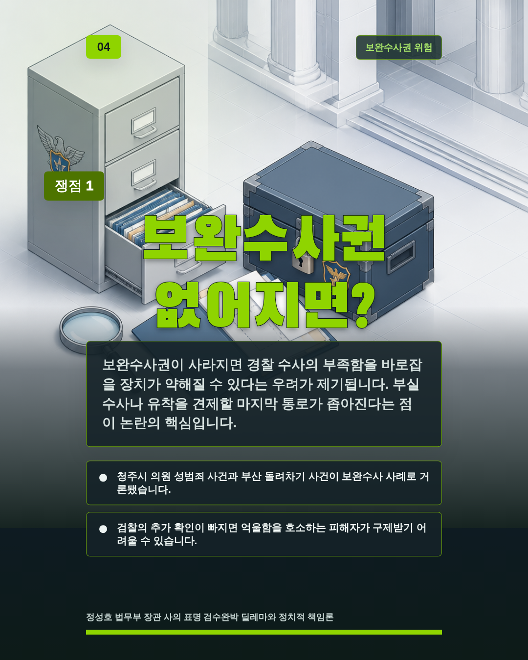 보완수사권 없어지면?