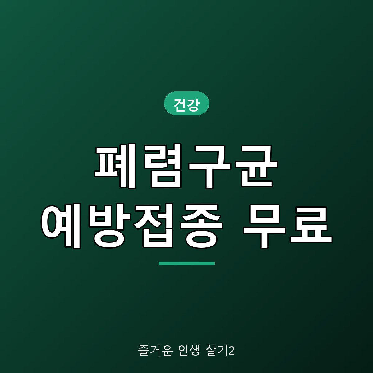 65세 폐렴구균 예방접종 무료 대상, 1회 지원 조건과 접종 방법 총정리