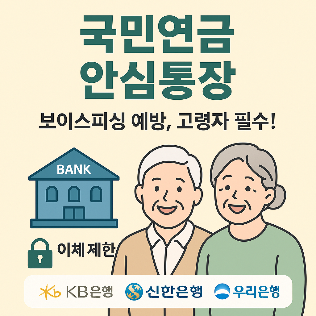 보이스피싱으로부터 국민연금을 안전하게 보호하는 '국민연금 안심통장'. 대상자, 개설방법, 주의사항까지 한 번에 확인하세요.