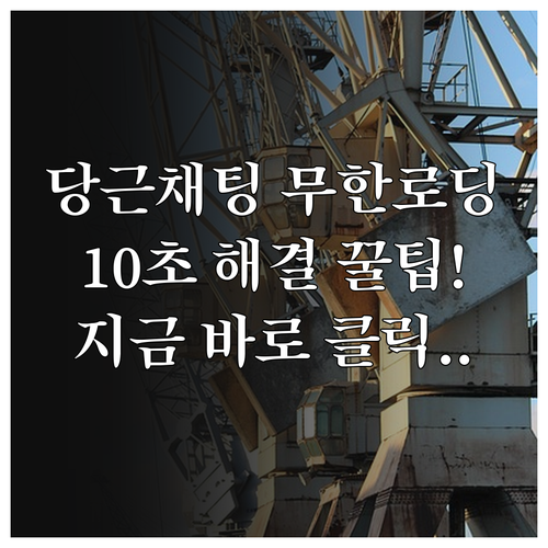 당근마켓 채팅 무한 로딩 해결하는 캐..