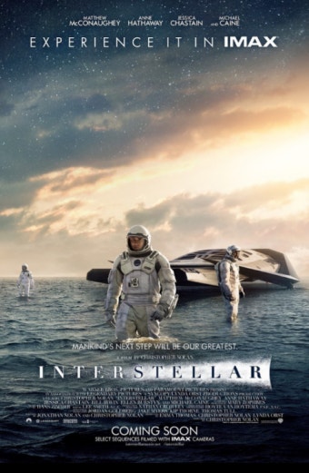 영화 인터스텔라의 포스터