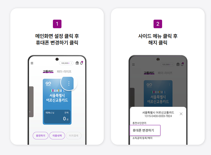경로우대 교통카드 발급처 발급 절차