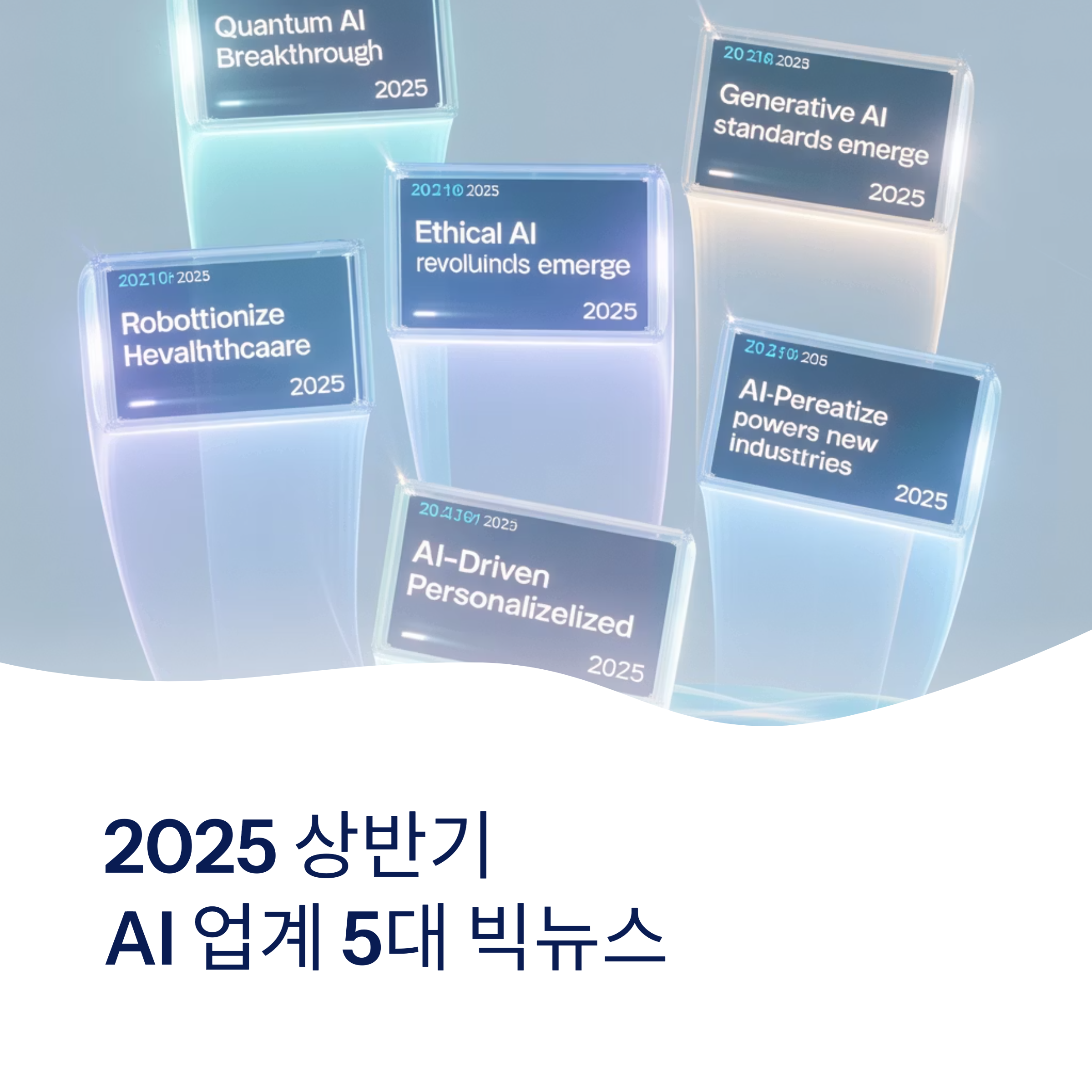 AI 업계 2025 상반기 결산 5대 빅뉴스