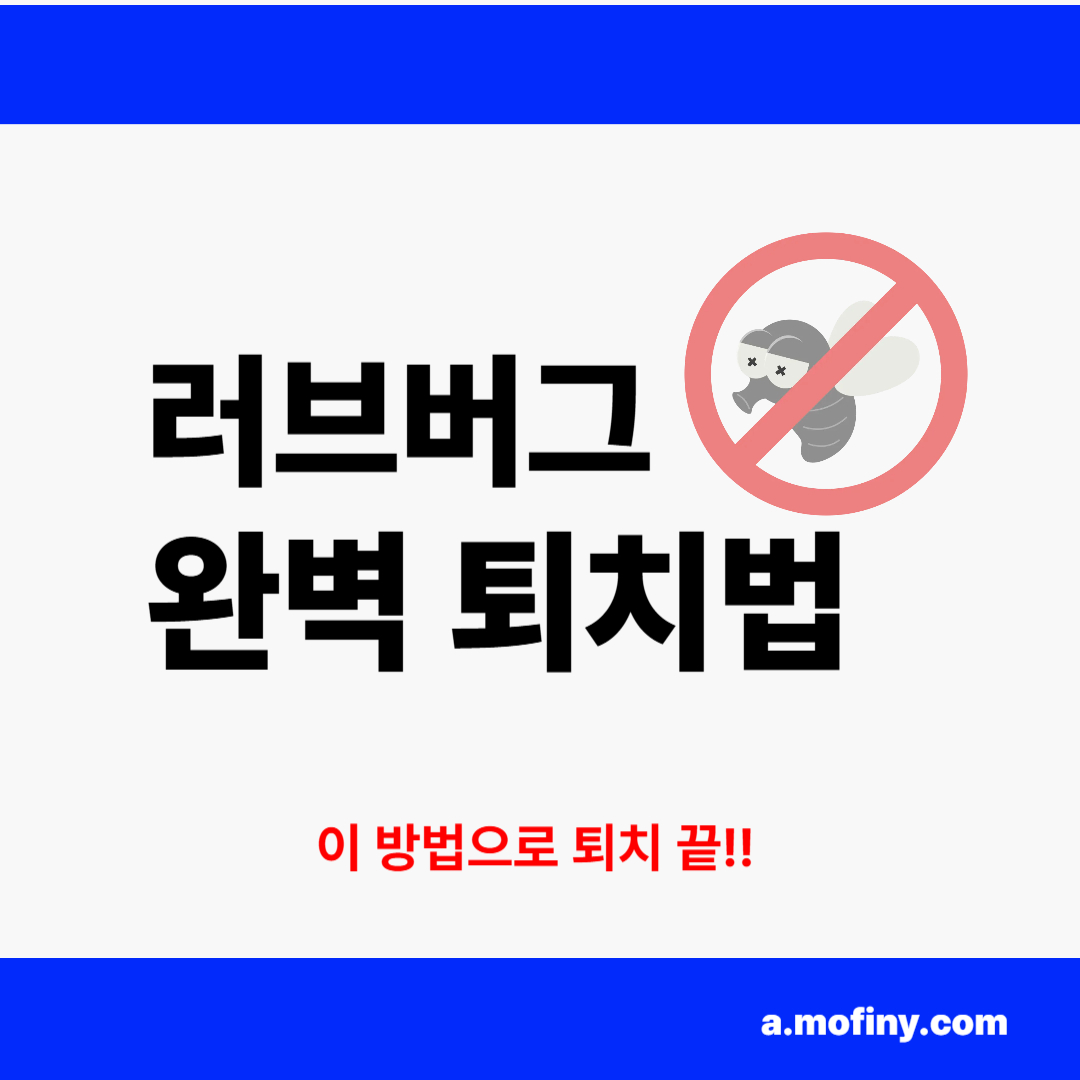 러브버그 출몰시기와 퇴치방법 총정리