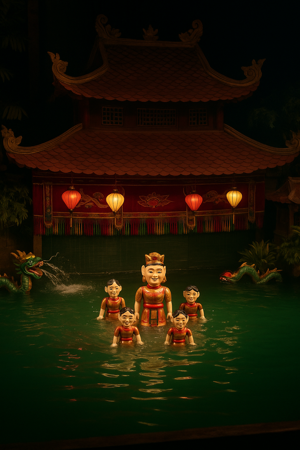 하노이 수상인형극 관련 사진