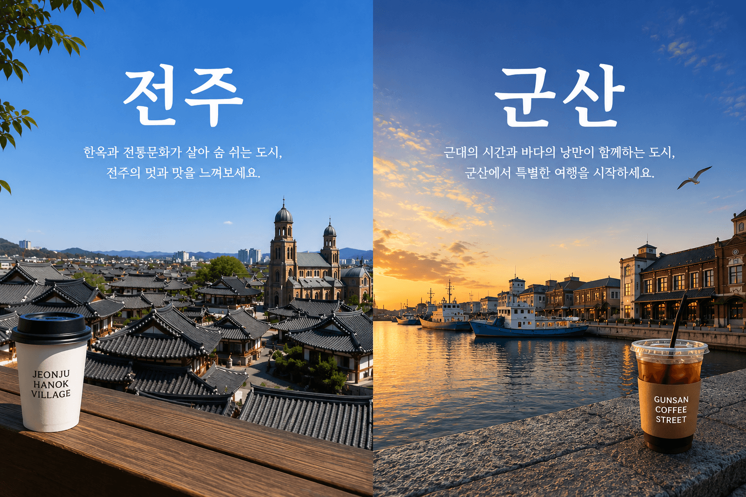 전주와 군산의 경관