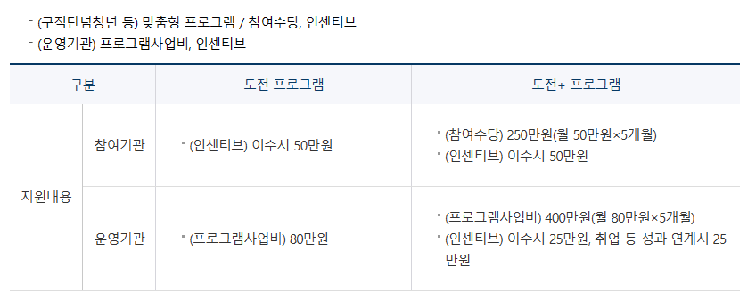 청년도전지원사업